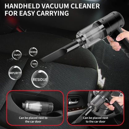 Handheld Portable Small Vacuum Cleaner Multi-Purpose Use for Cars and Household Compact Pump for Easy Cleaning