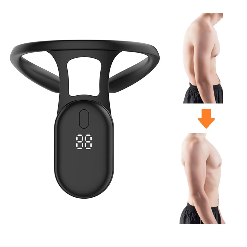 Smart Posture Corrector Back Posture Reminder Neck Hump Correct Realtime Scientific Posture Training Monitoring for Adult Kids