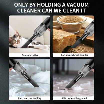 Handheld Portable Small Vacuum Cleaner Multi-Purpose Use for Cars and Household Compact Pump for Easy Cleaning